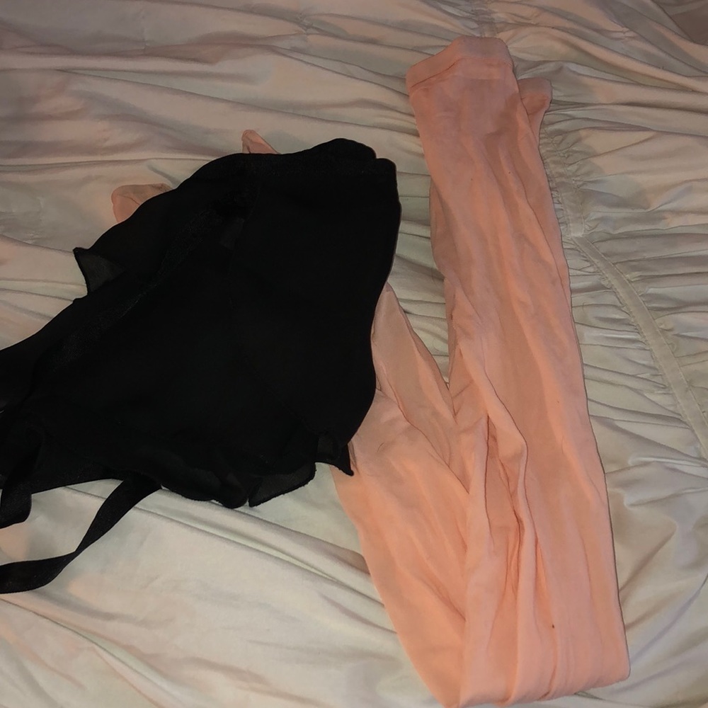 Ballet tights and skirt